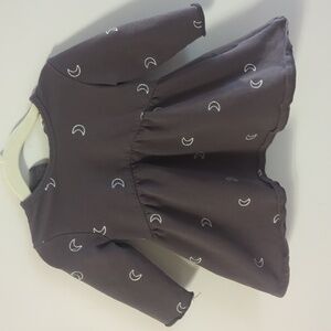Quincy Mae Cocoa Dress with Moon Design
